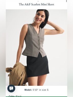 Abercrombie & Fitch Scarlett Mini Skort